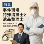 事件現場特殊清掃士と遺品整理士とは？