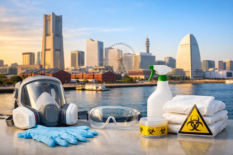 特殊清掃業者が安全に現場へ入るために