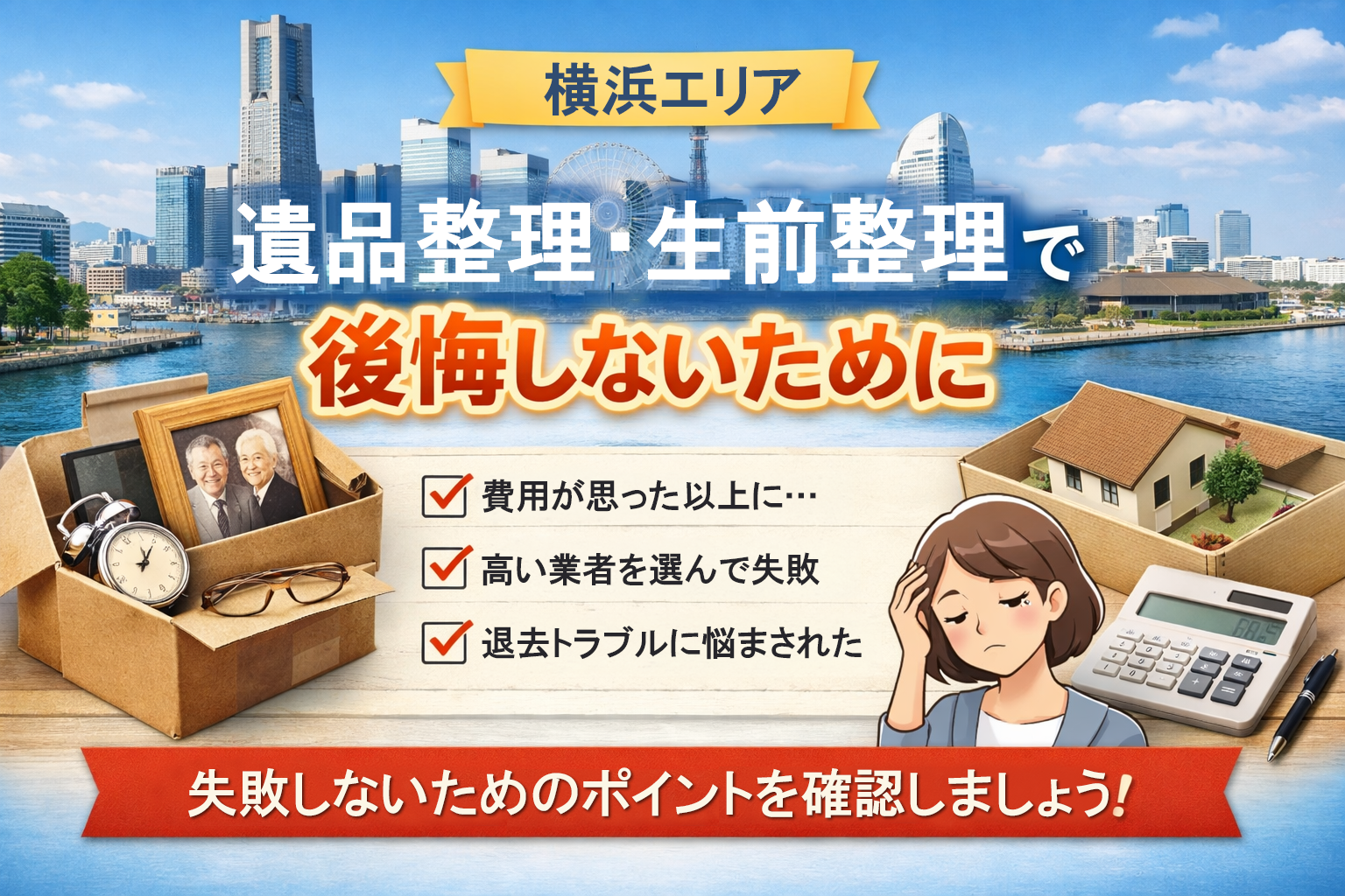 横浜エリアの遺品整理で後悔しないために|知らないと損する3つのポイント